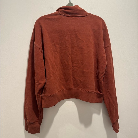 Fabletics Half Zip Rust/Terracota - Picture 5 of 5
